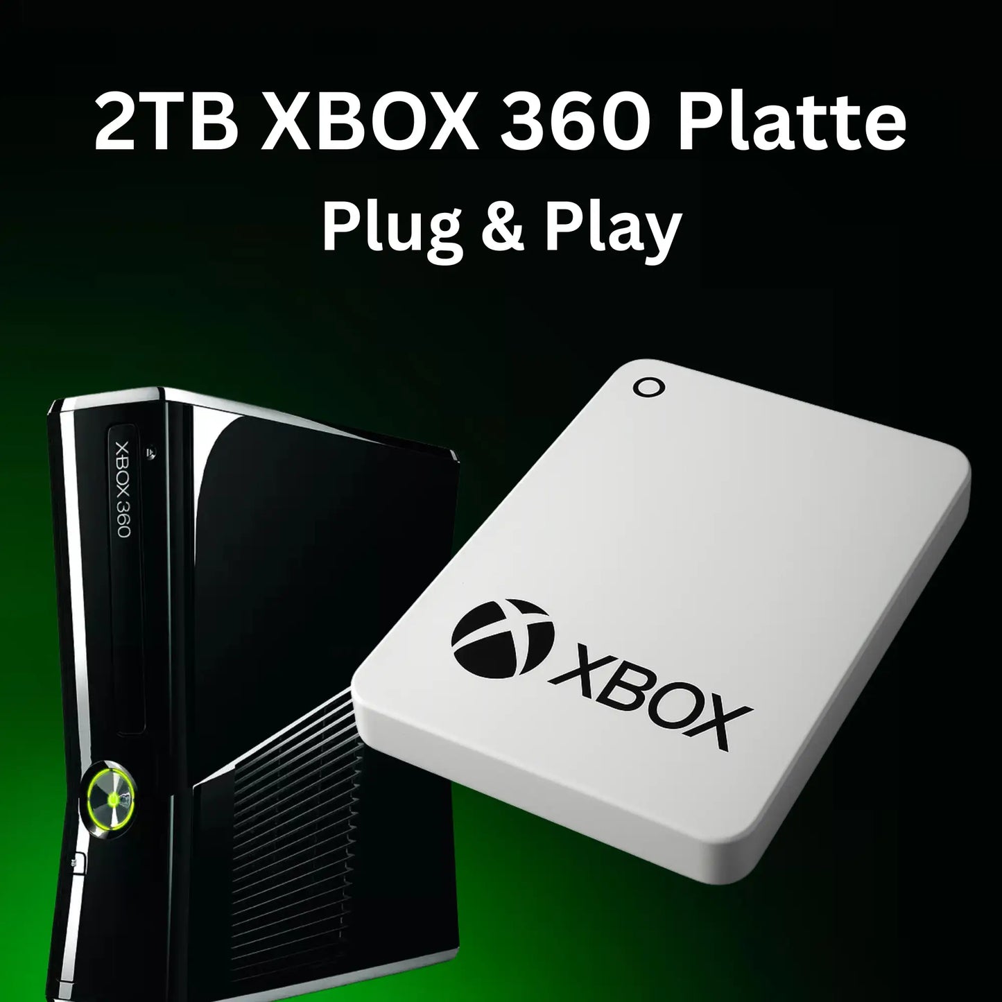 2TB Festplatte für die XBOX360
