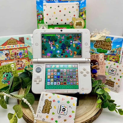Nintendo 3DS XL weiß Animal Crossing gemoddet - VitaRenew