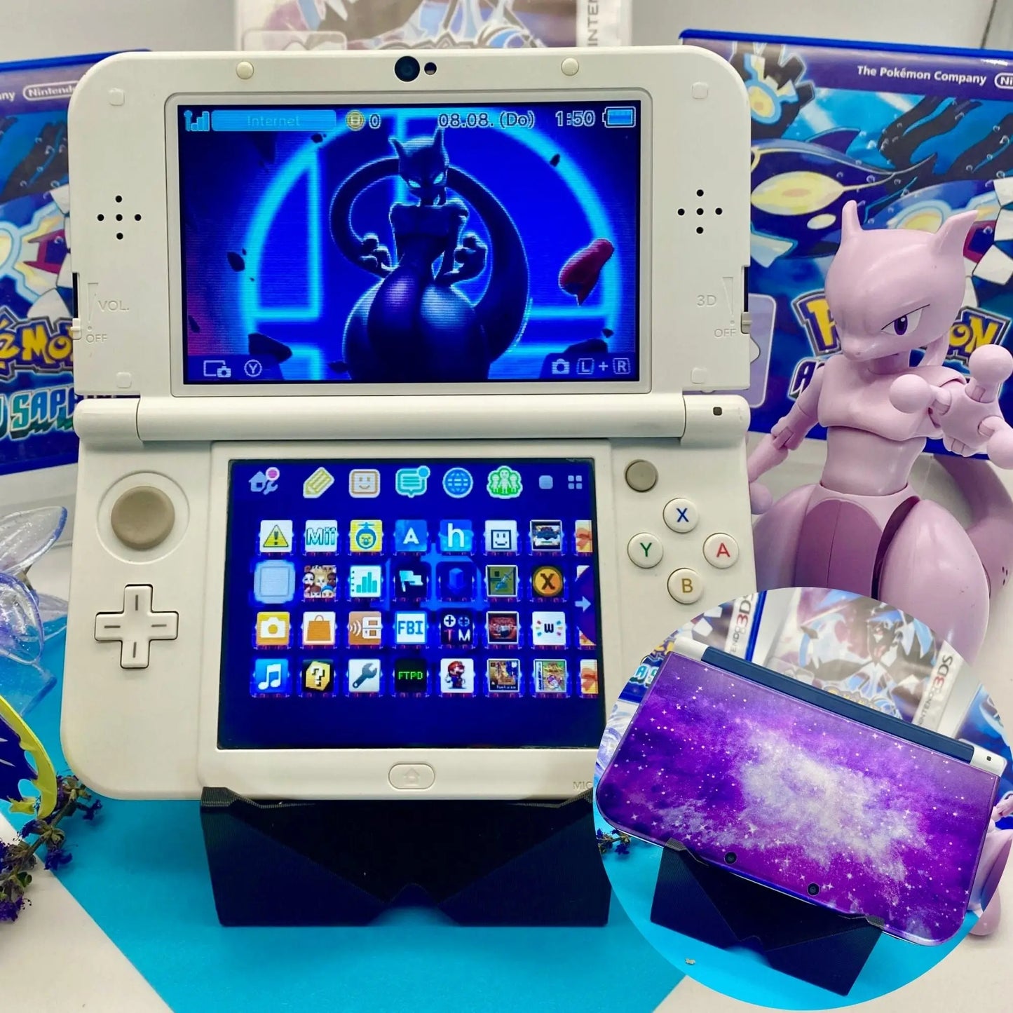 New Nintendo 3DS XL white Galaxy