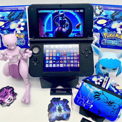 Nintendo 3DS XL schwarz blau Pokemon XY