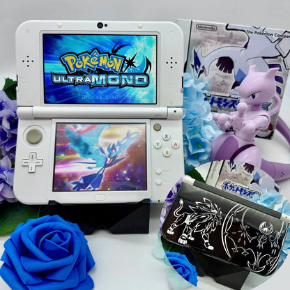 New Nintendo 3DS Xl mit schwarzem Pokemon gehäuse