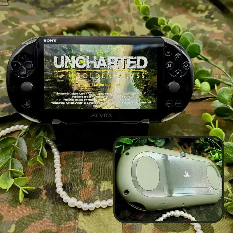 PS Vita 2000 in khaki schwarz gemoddet - 3DSRenew