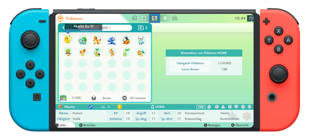 Pokemon auf der Switch übertragen!