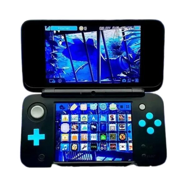 New Nintendo 2DS XL in schwarz/blau