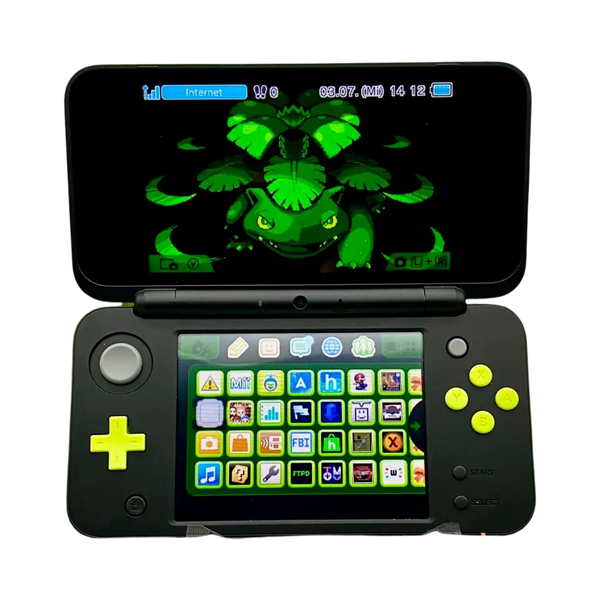 New Nintendo 2DS XL in schwarz/grün