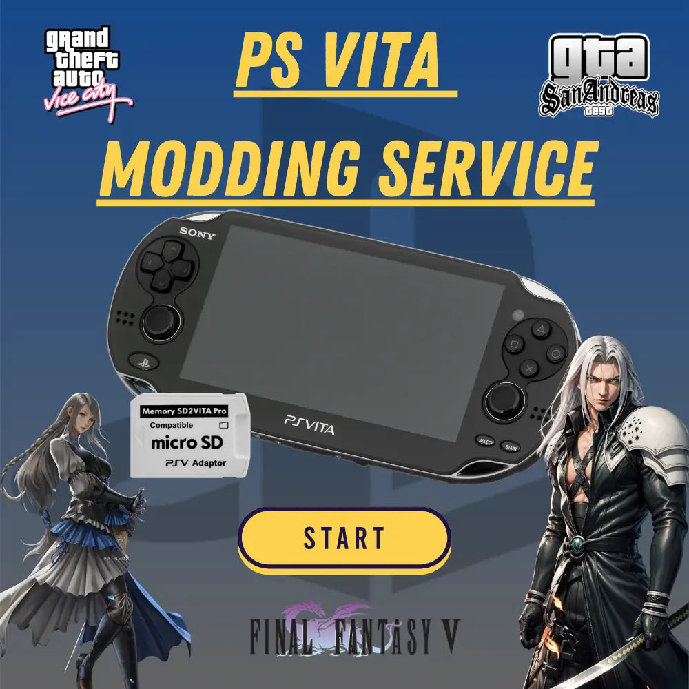 PS Vita Modding Service - 128/256GB/512GB Memory Card